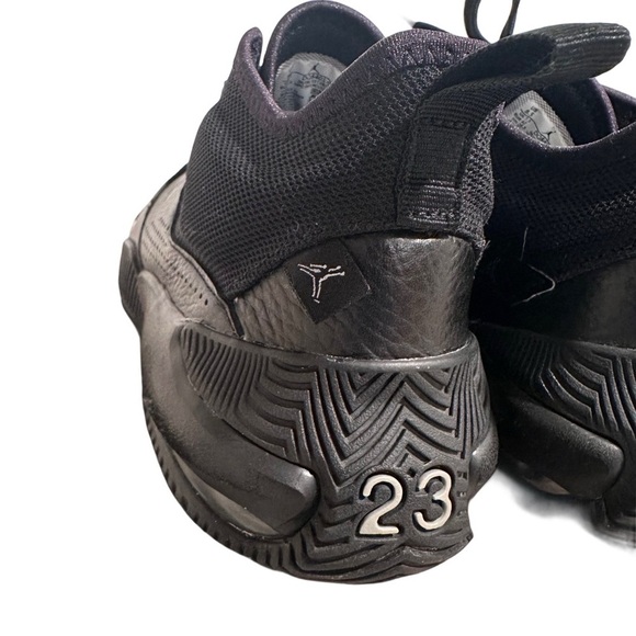 Nike Air Jordan Stay Loyal 2 Black & Silver Leather Sneaker Shoes 23, US 8.5 EUC - Picture 13 of 17